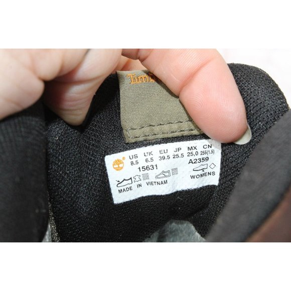 Timberland Chochorua Brown Leather Gore-Tex Mid Hiking Boots Size 8.5 - Picture 7 of 9